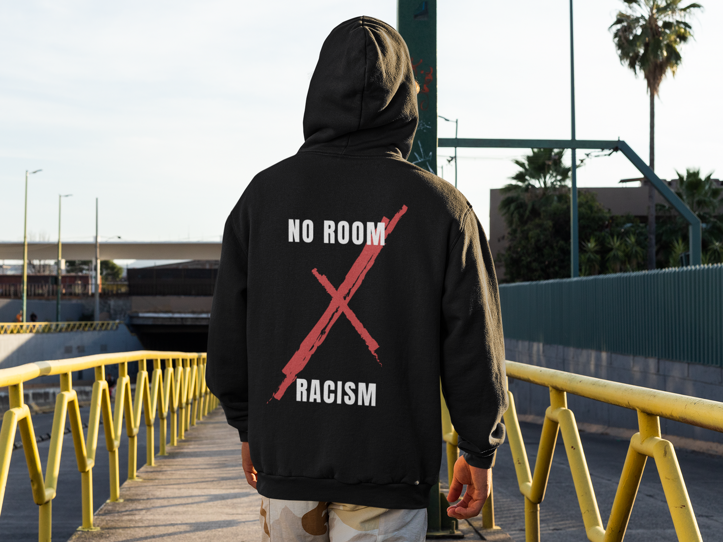 RiSE No room for Racism Hoodie for Men - riseapparelshop