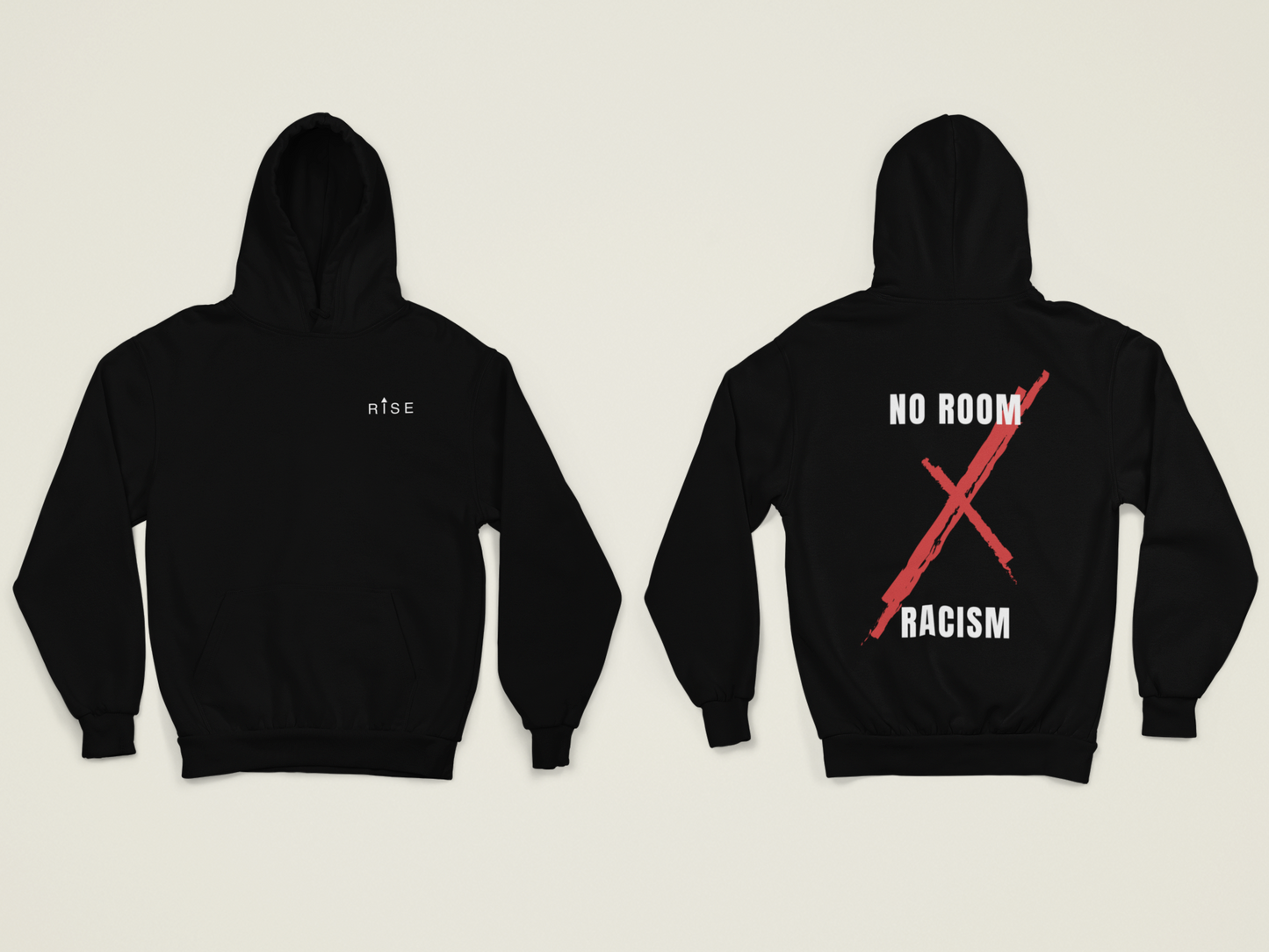 RiSE No room for Racism Hoodie for Men - riseapparelshop