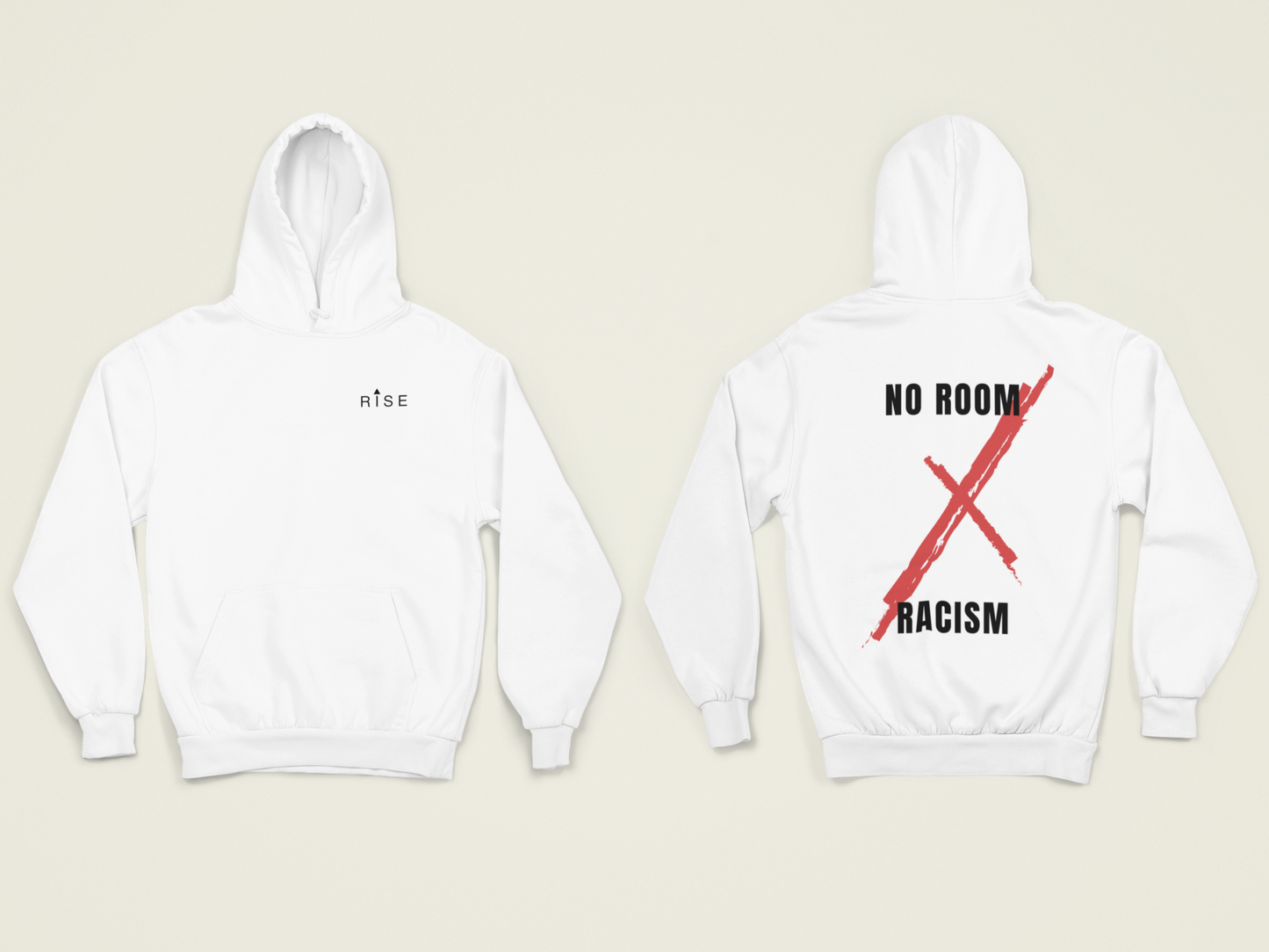 RiSE No room for Racism Hoodie for Men - riseapparelshop