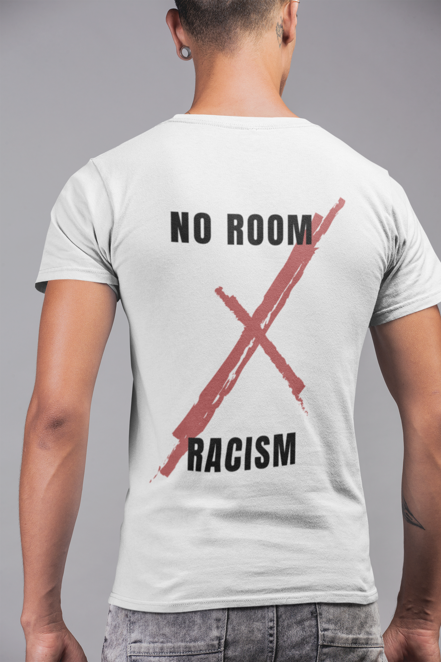 RiSE No room for Racism T-shirt for Men - riseapparelshop