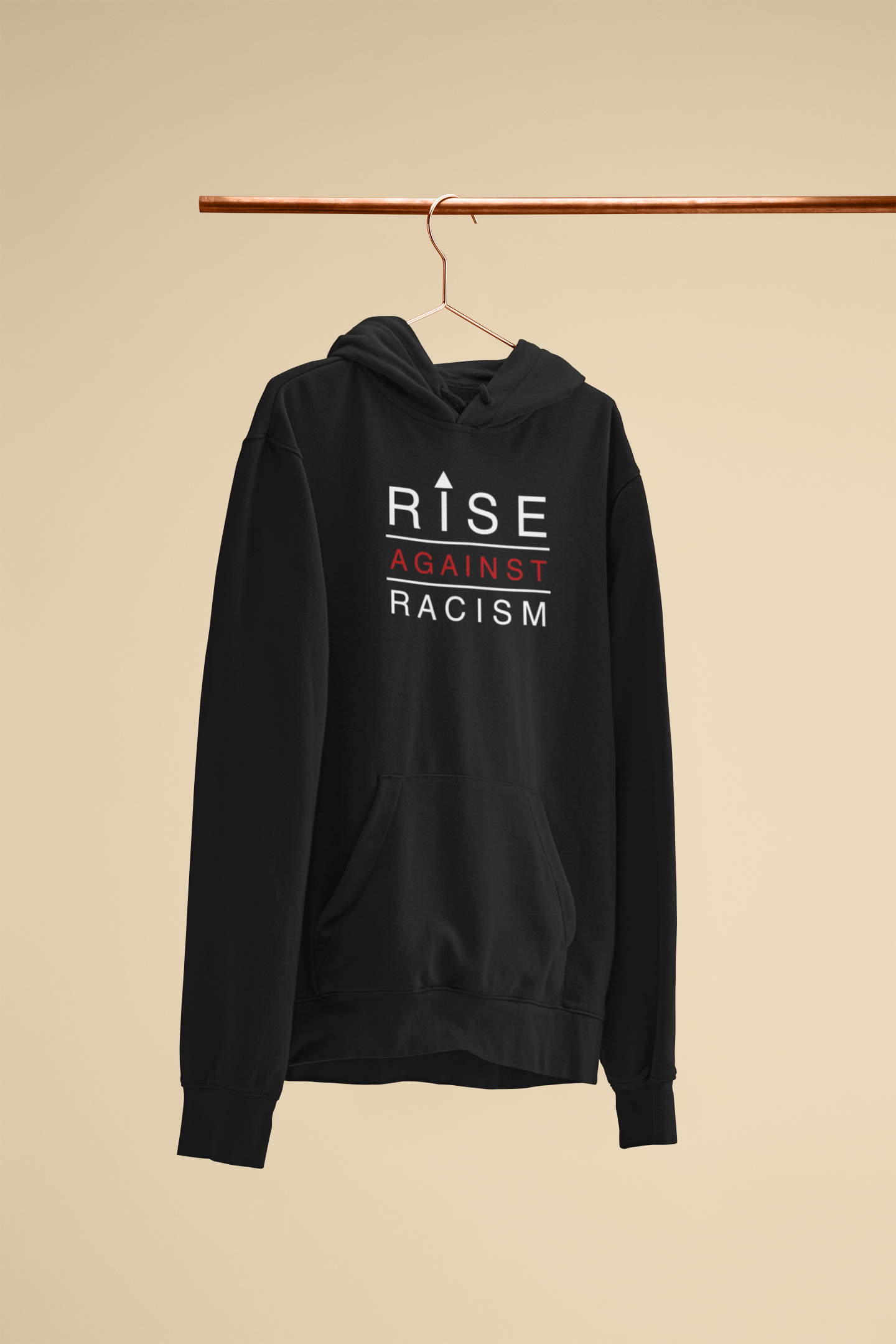 RiSE Against Racism Hoodie for Men - riseapparelshop