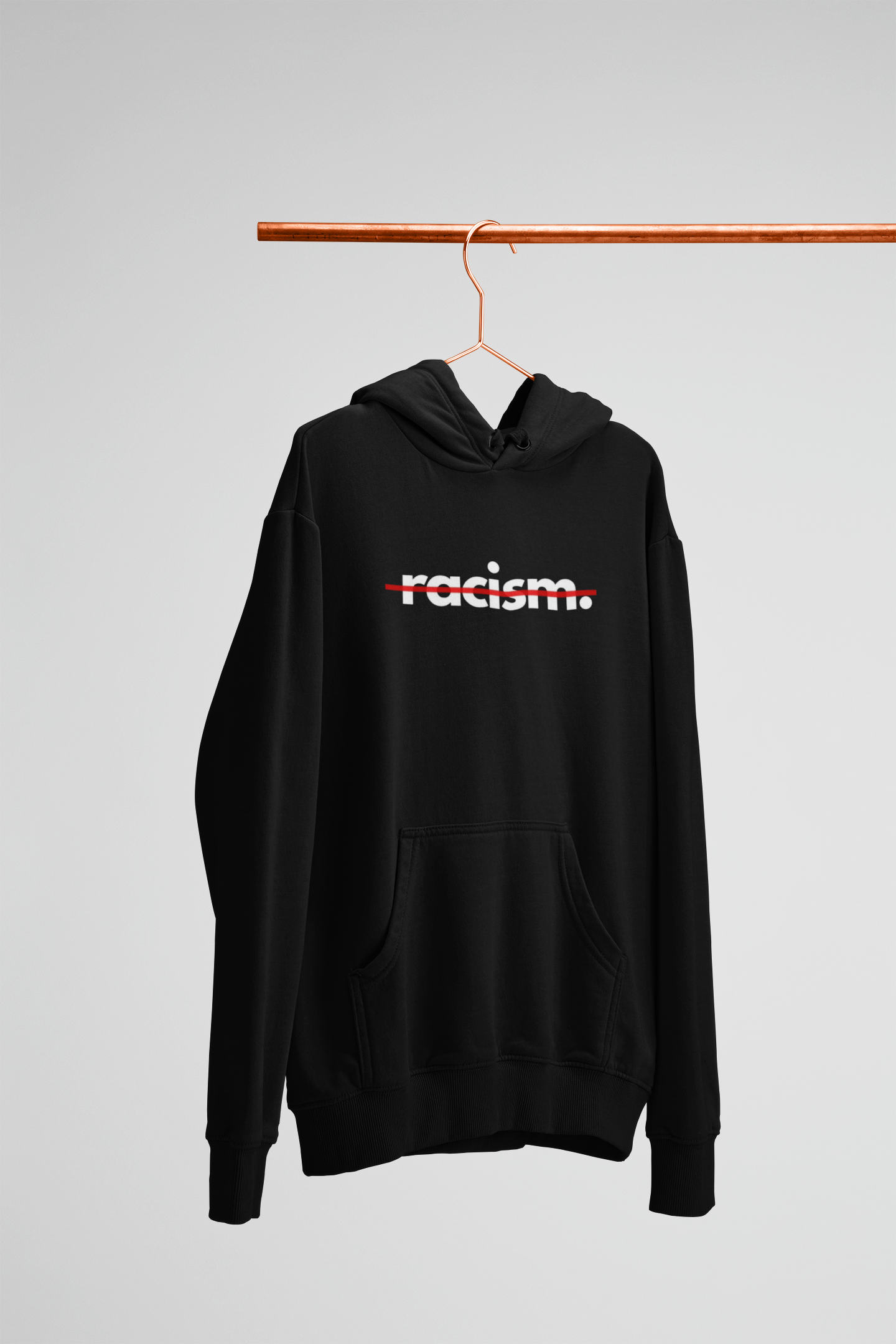 Knock out Racism with RiSE Hoodie for Men