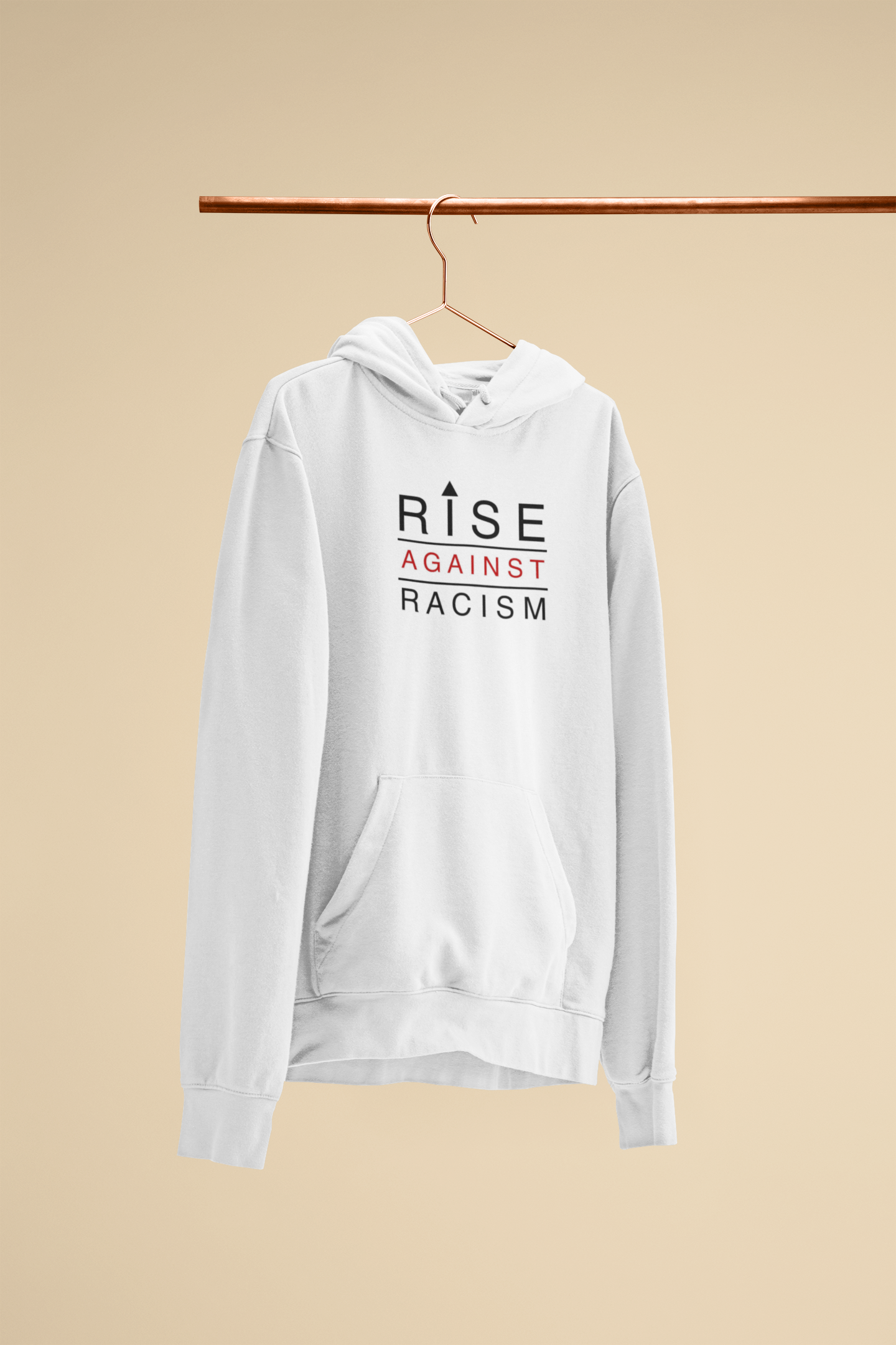 RiSE Against Racism Hoodie for Men - riseapparelshop