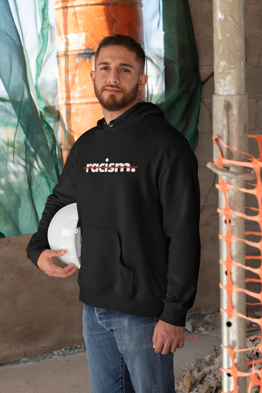 Knock out Racism with RiSE Hoodie for Men