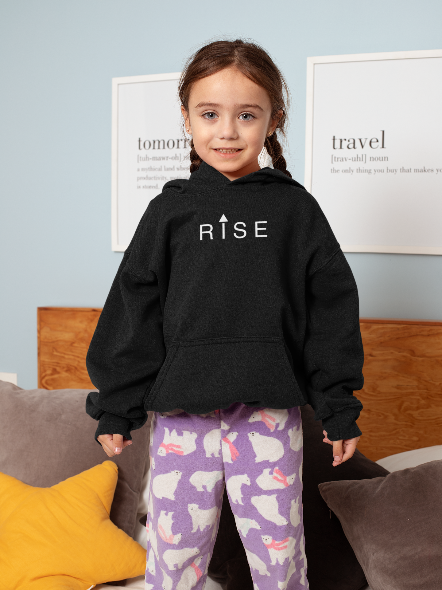 RiSE Basic Hoodie for Girls - riseapparelshop