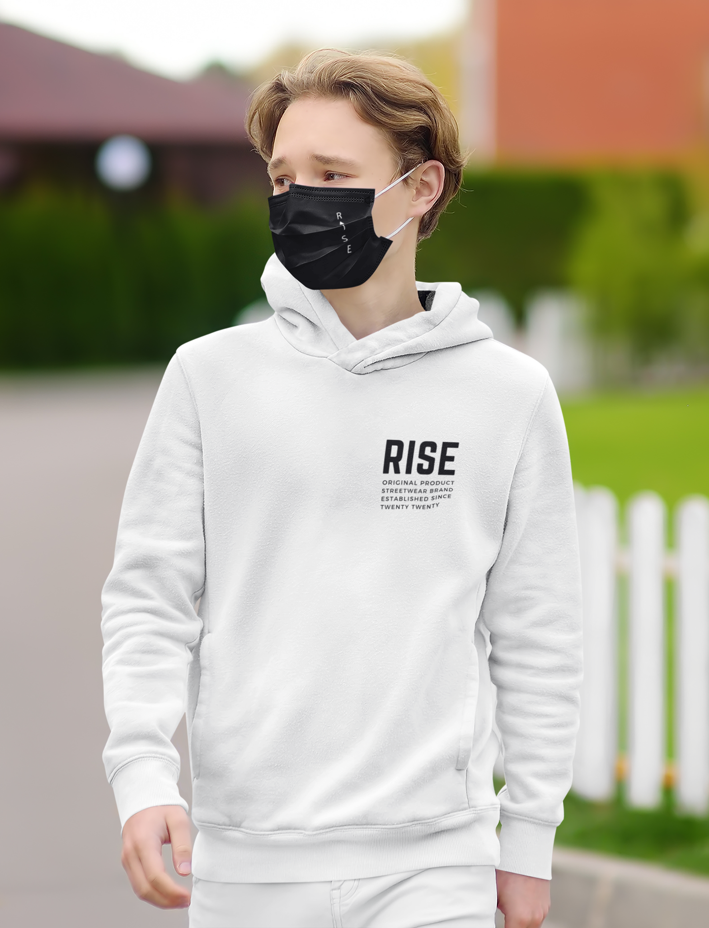 RISE EST.2020 Hoodie for Boys