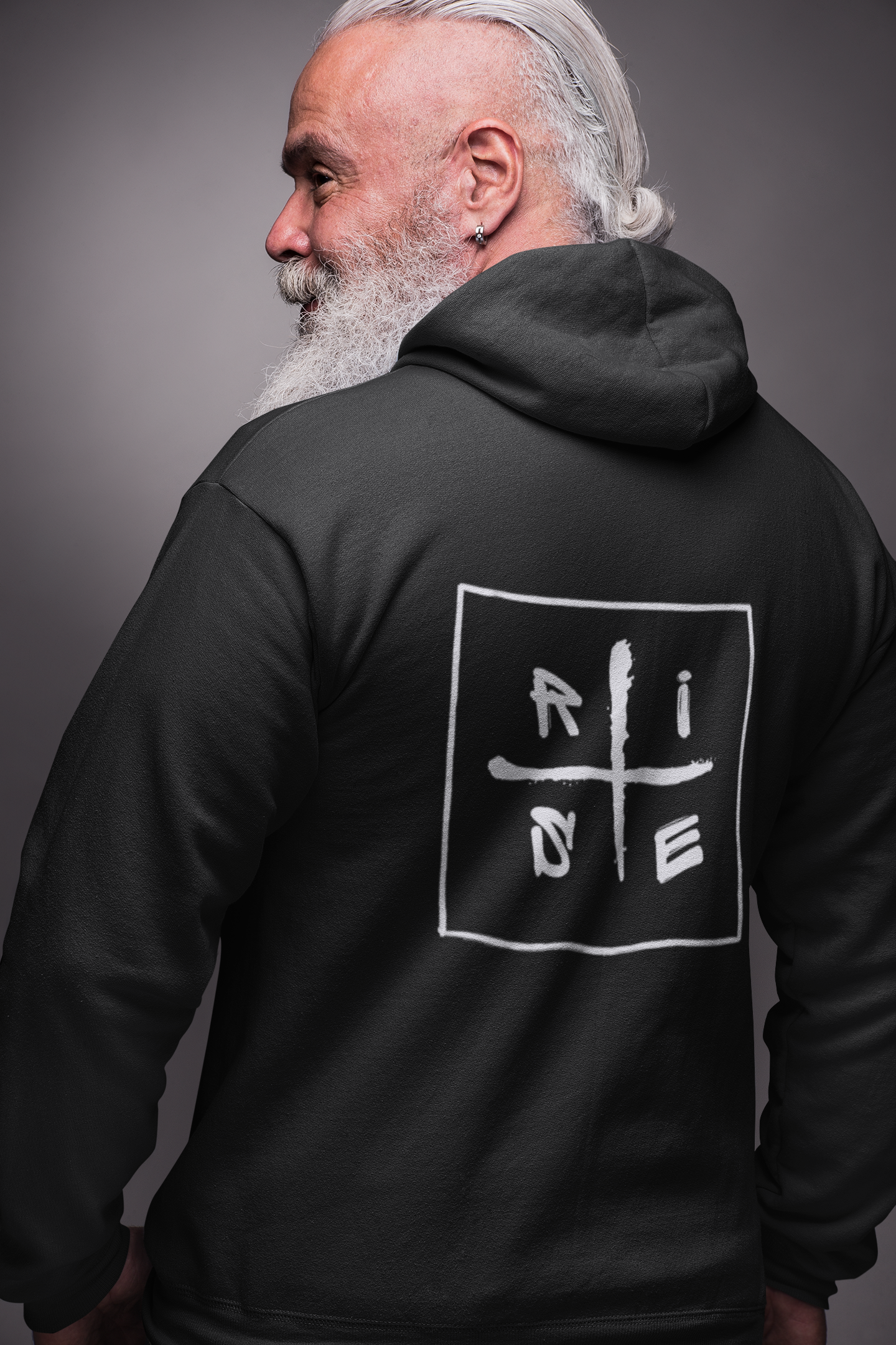 RiSE Graffiti Hoodie for Men